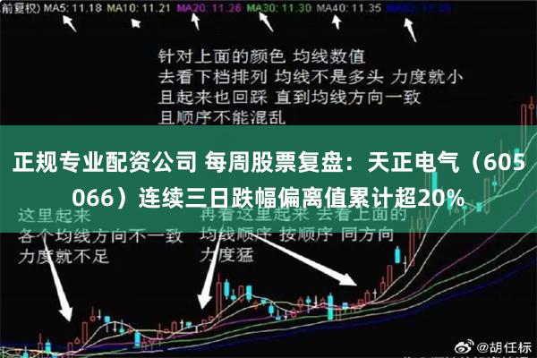 正规专业配资公司 每周股票复盘：天正电气（605066）连续三日跌幅偏离值累计超20%